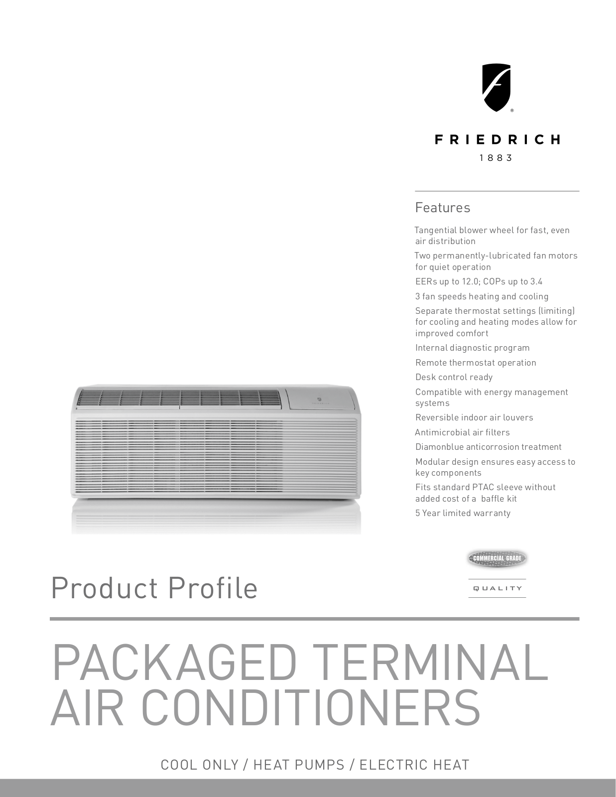 Friedrich Pdh07k3sf Installation Guide