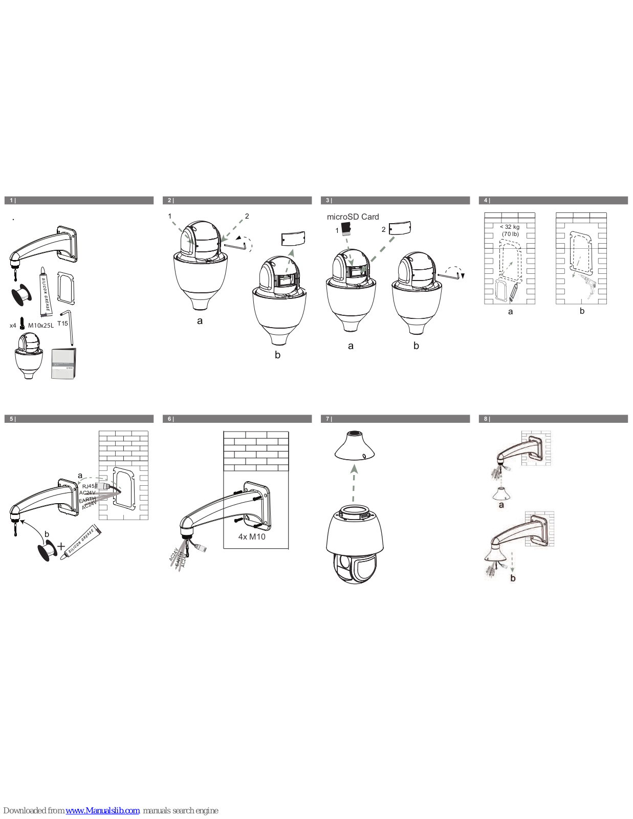 Bosch AUTODOME IP 5000 IR Quick Installation Manual