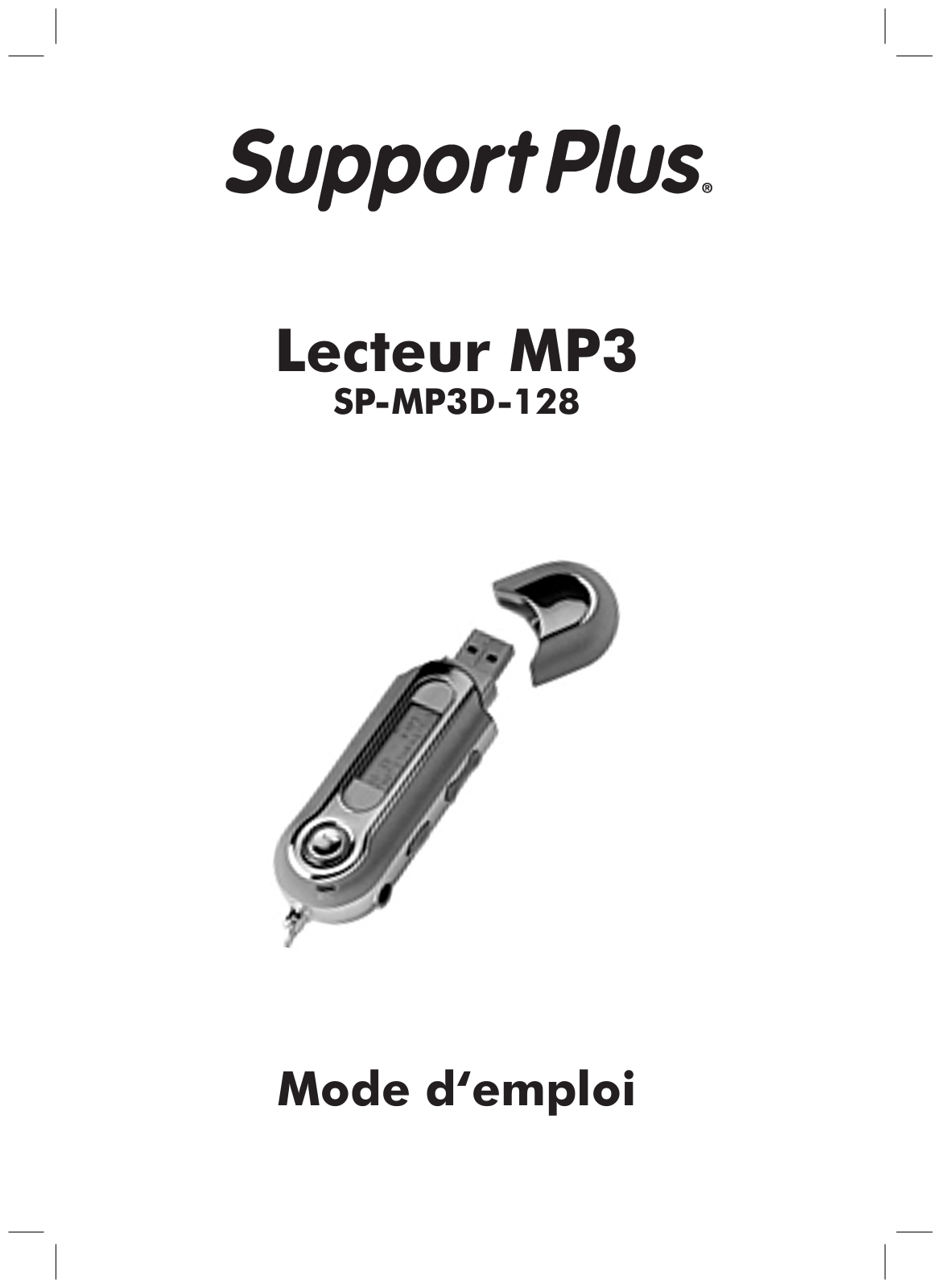 SUPPORTPLUS SP-MP3D-128 User Manual