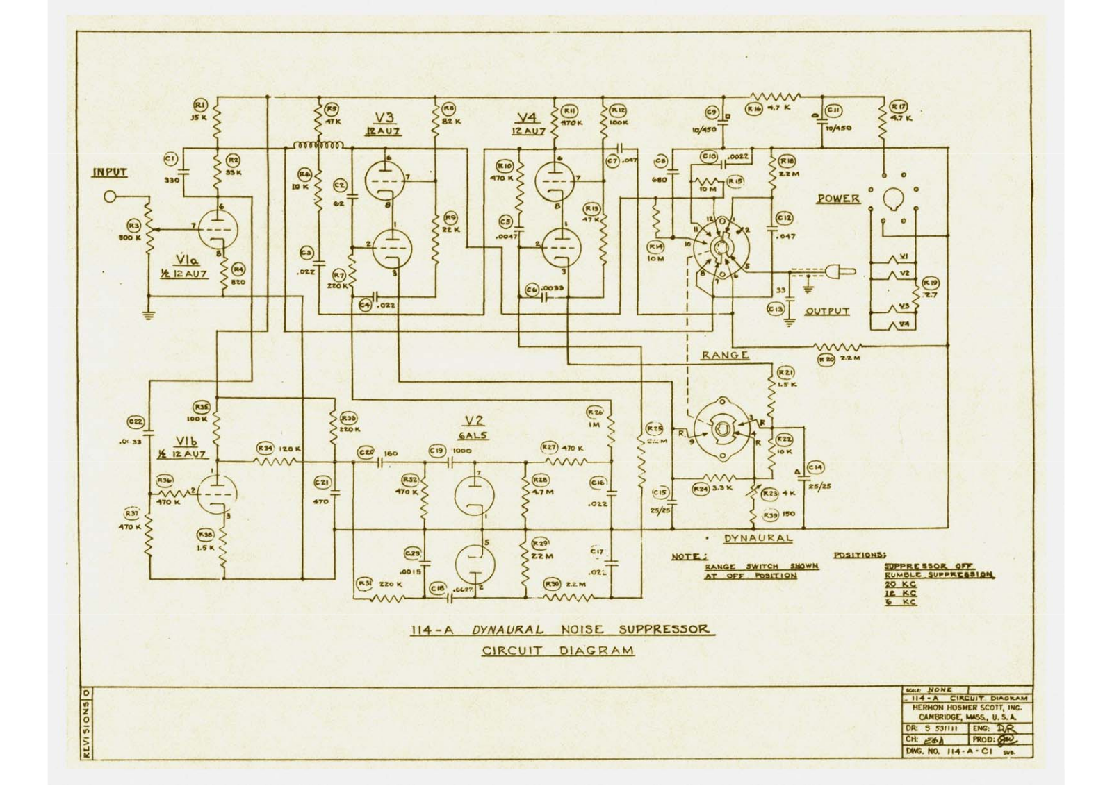 Scott 114A Schematic