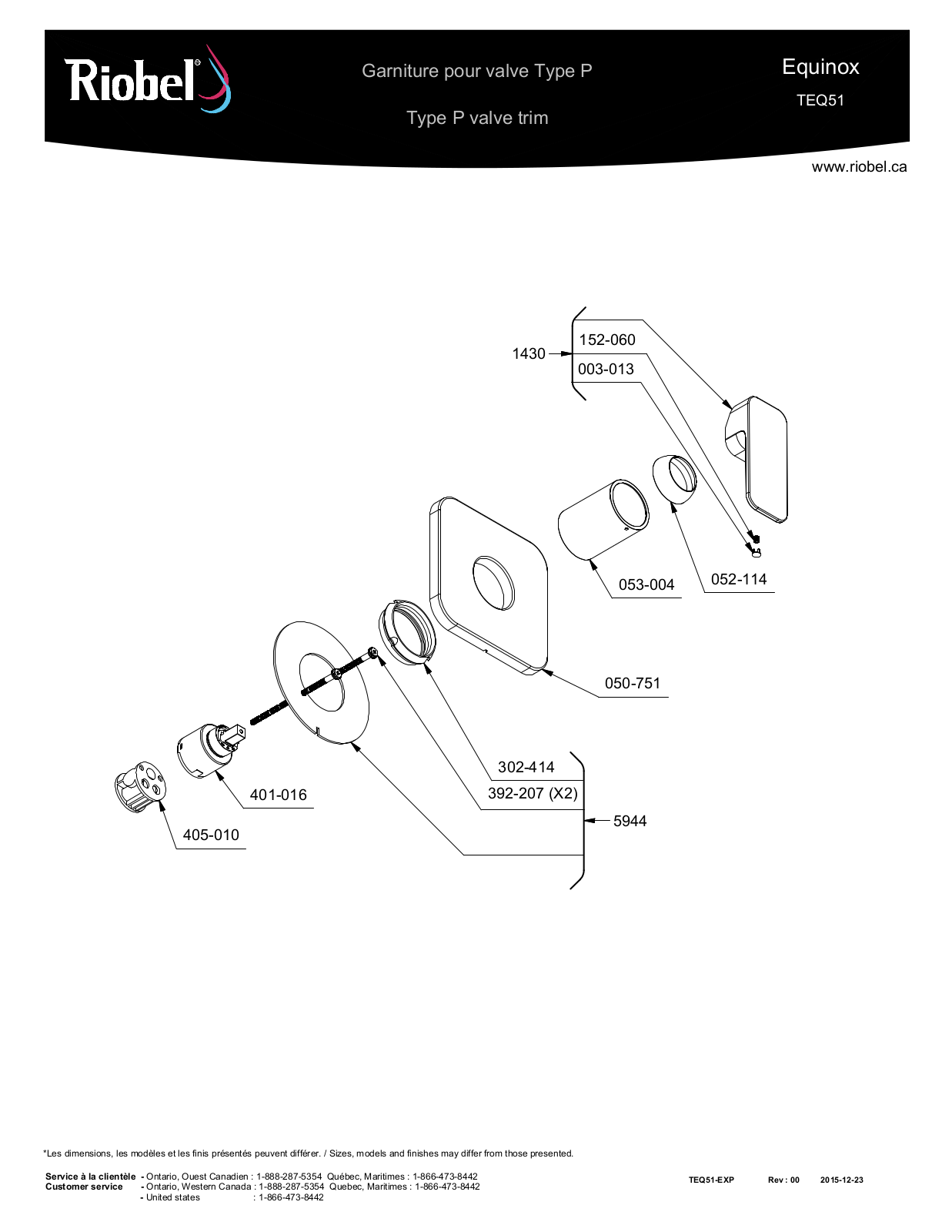 Riobel ROBL1780 Specifications - ManualMachine.com