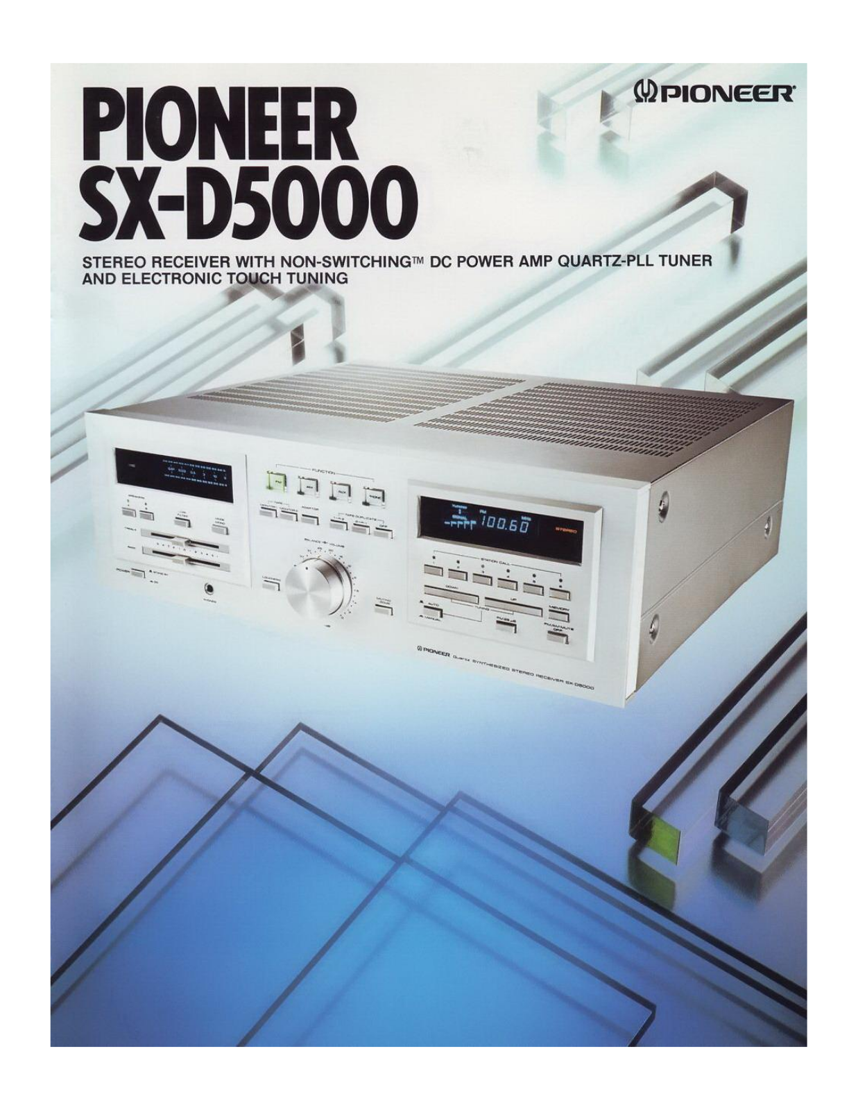 Pioneer SXD-5000 Owners manual