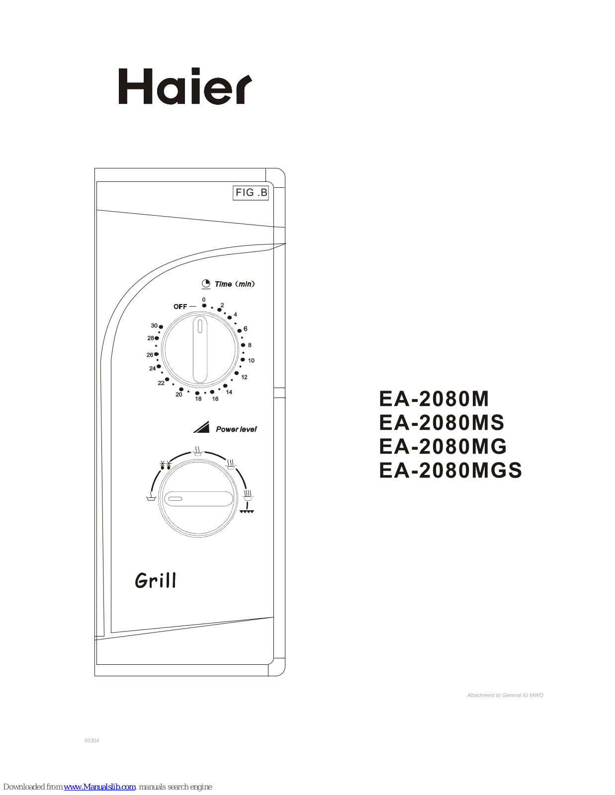 Haier EA-2280M, EA-2280MS, EA-2280MG, EA-2280MGS User Manual