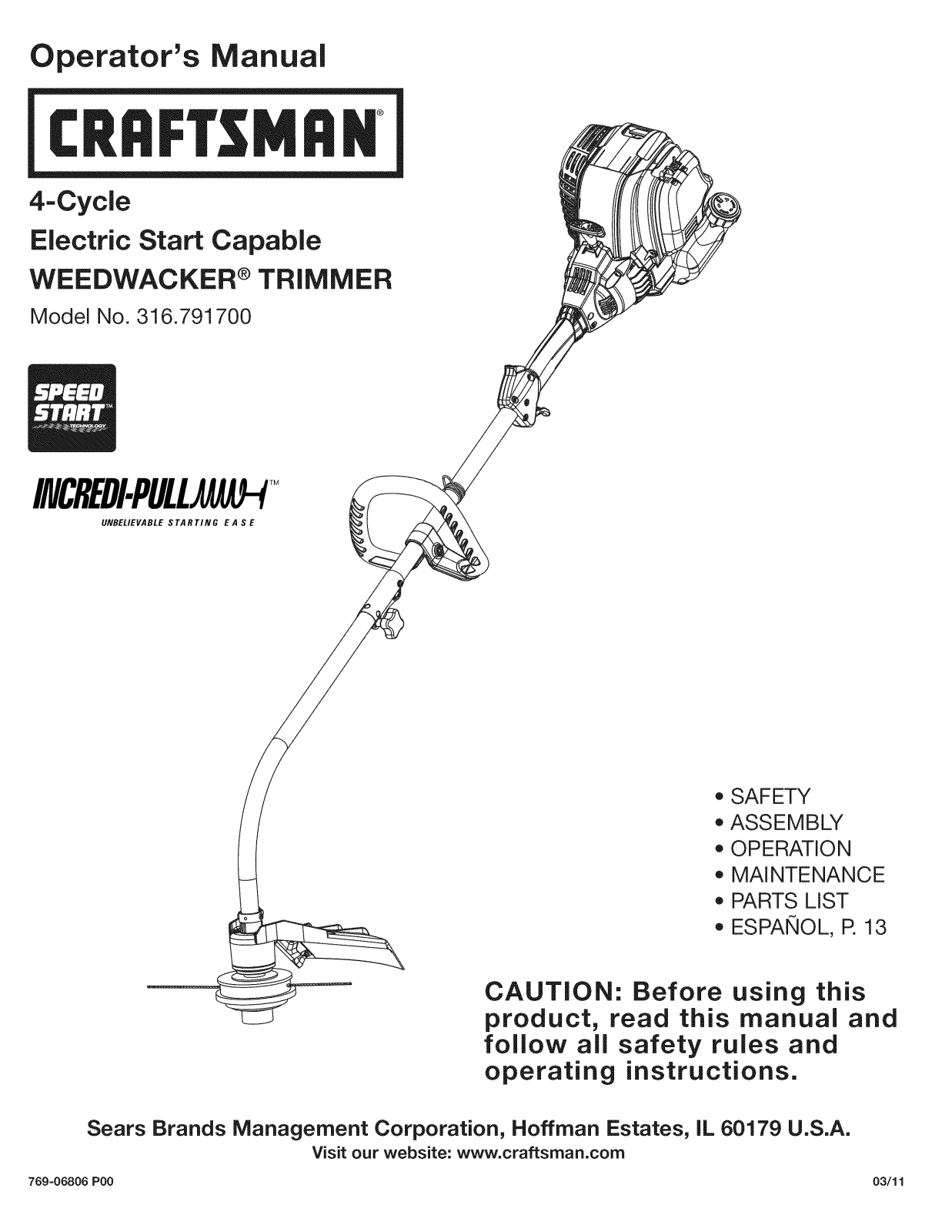 MTD 41AD535C799 Owner’s Manual