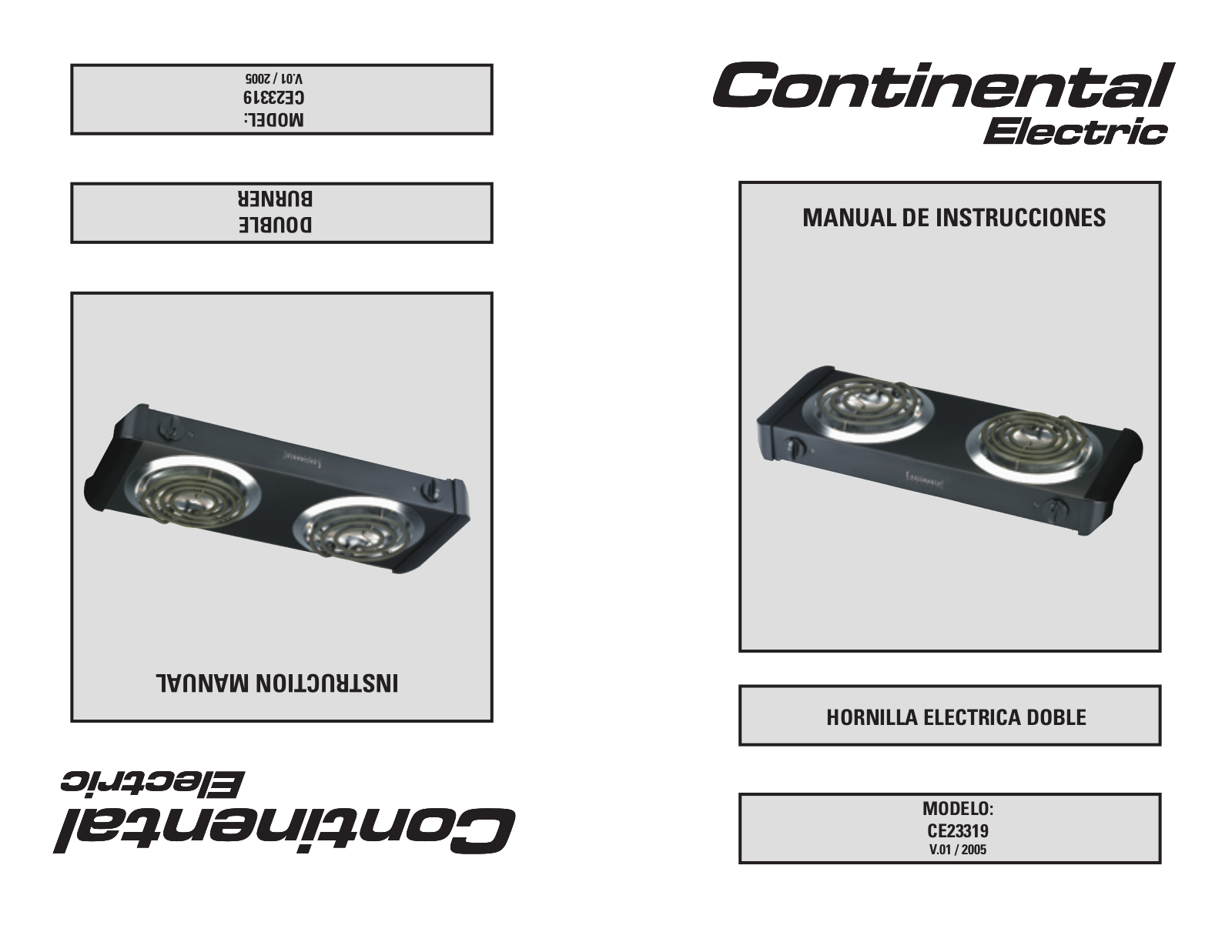 Continental Electric CE23319 User Manual