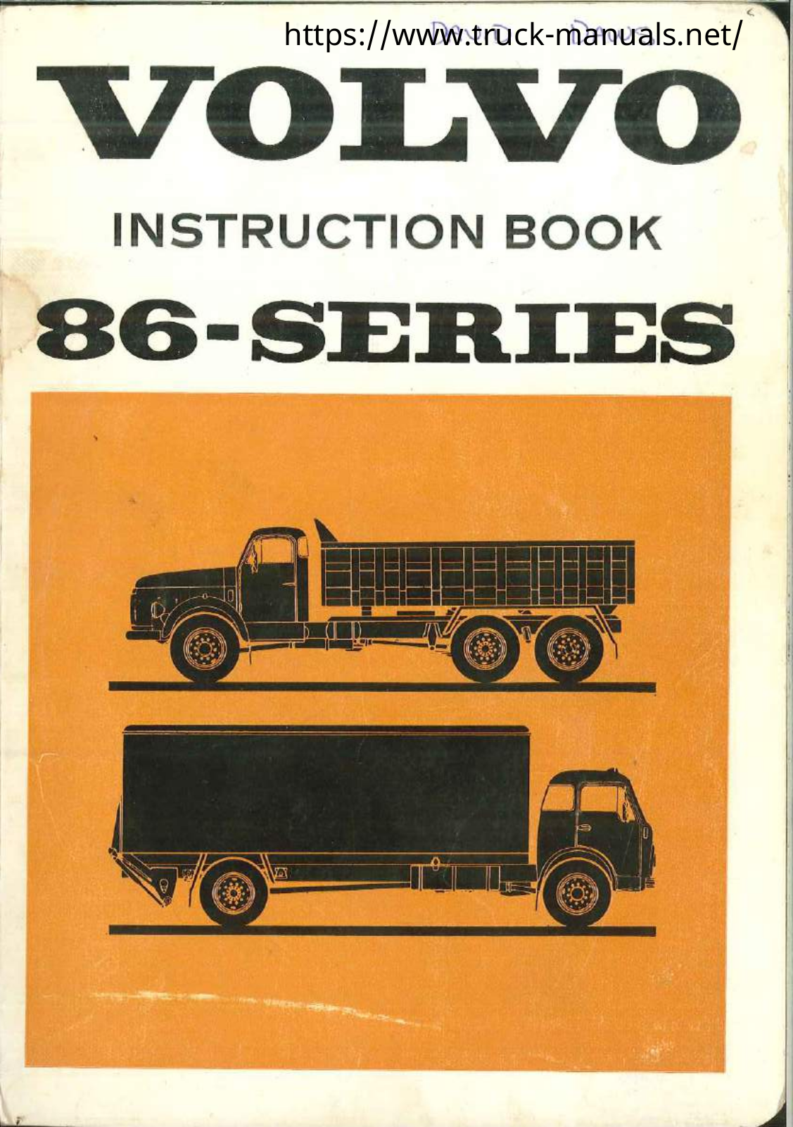 Volvo F86, N86 Service manual