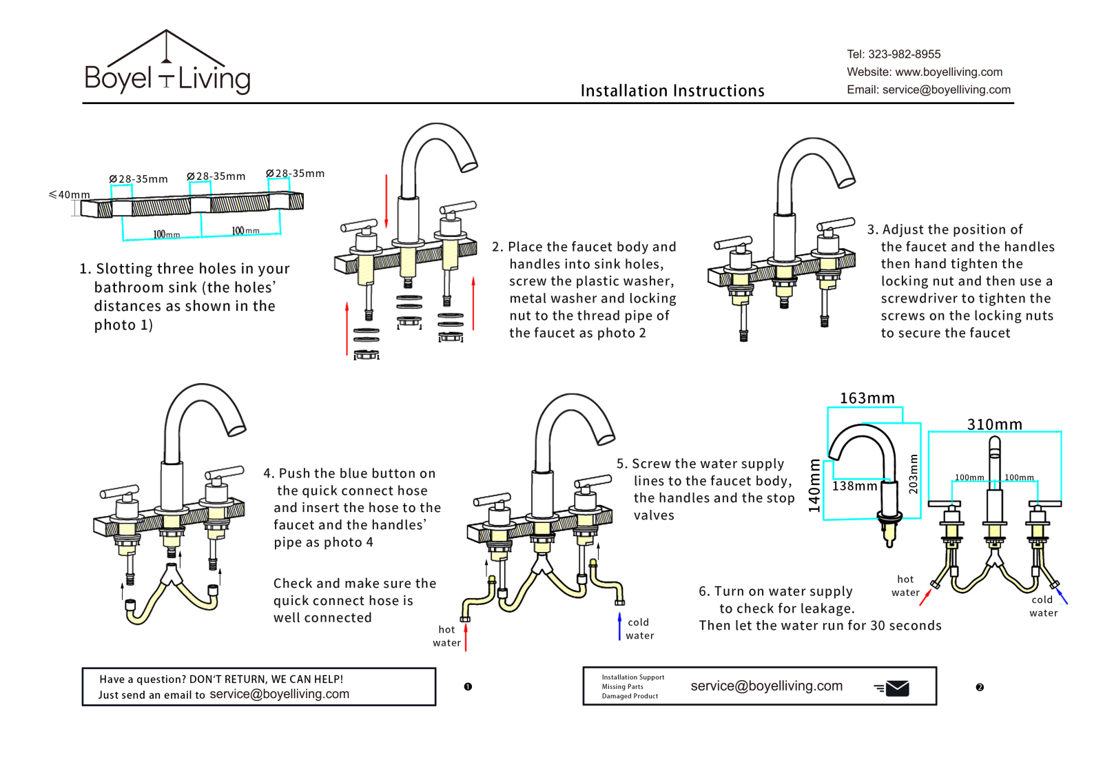 Boyel Living BOYE2270 Installation & Assembly - ManualMachine.com