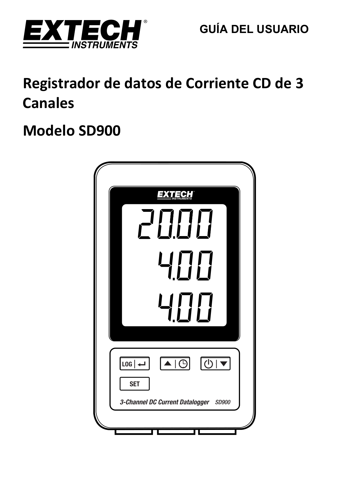 Extech SD900 User Manual