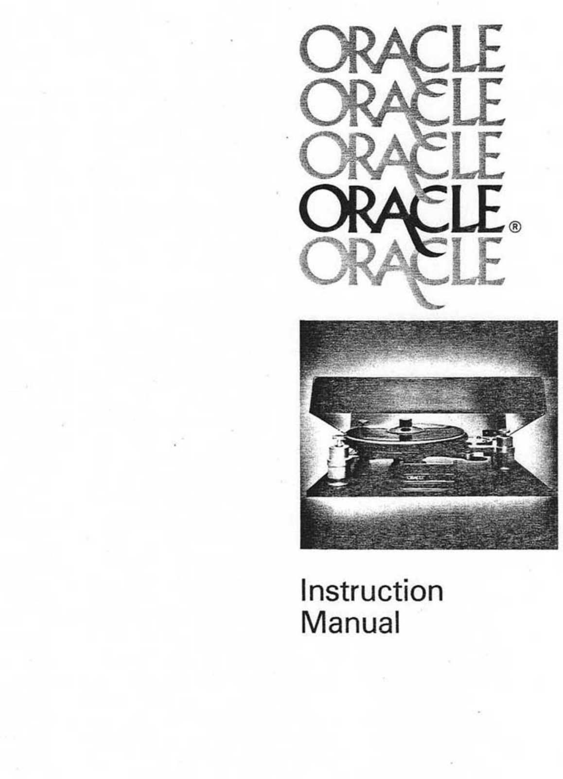 Trans Audio Unknown, Oracle Owners manual