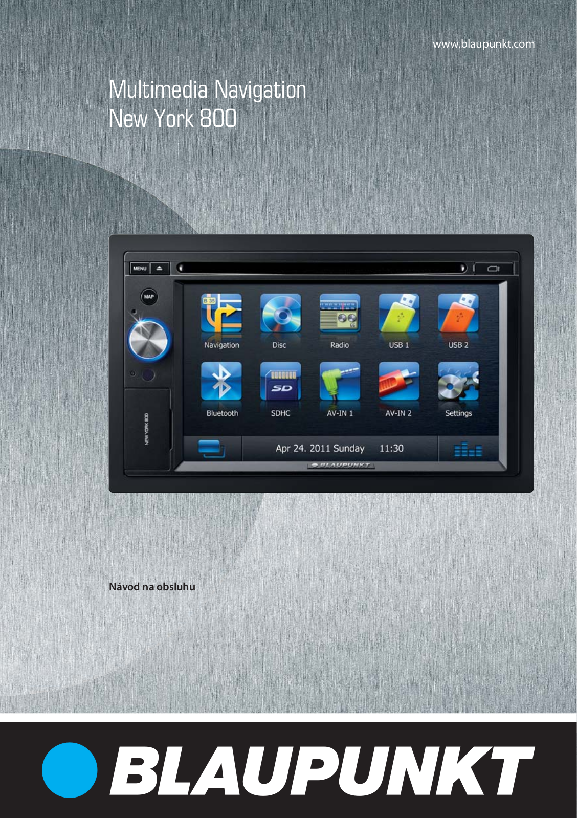 BLAUPUNKT New York 800 Europe, New York 800 World, New York 800 Truck Europe User Manual