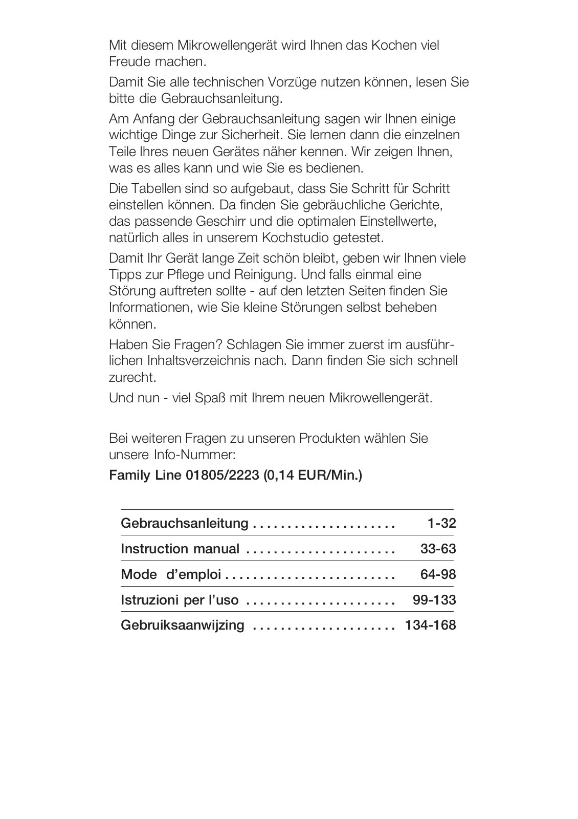 SIEMENS HF17055EU User Manual