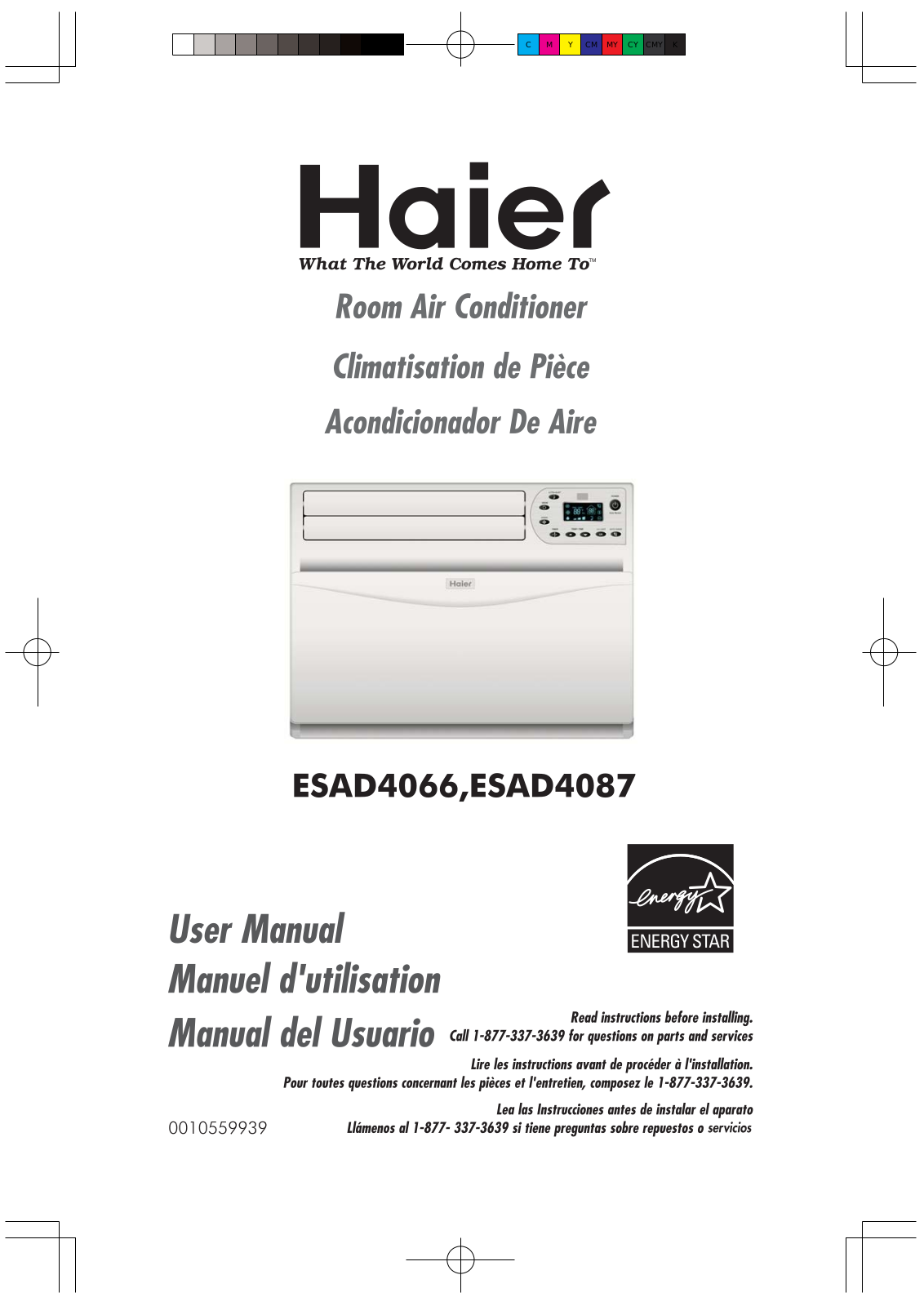 Haier ESAD4066 Manual