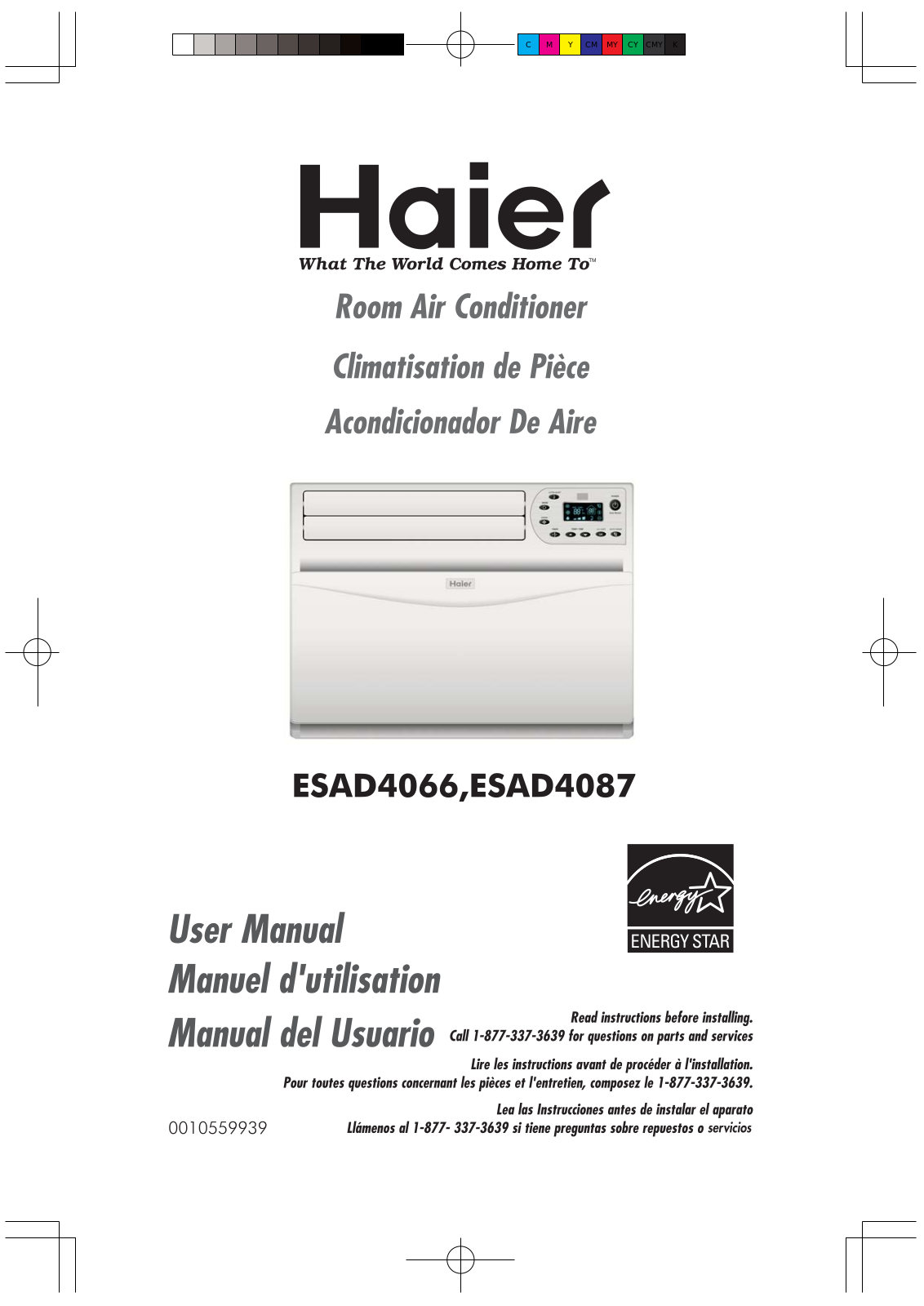 Haier ESAD4066 User Manual