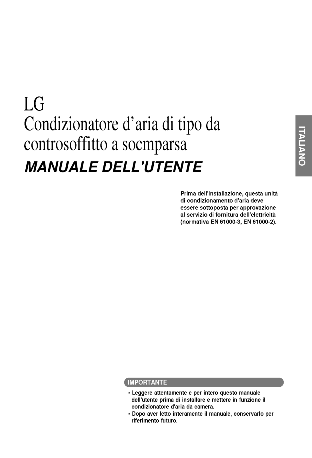 Lg UB48, UB60, UB30, UB24, UB36 User Manual