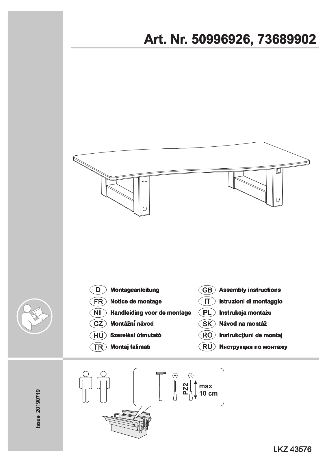 Home affaire Zeta Assembly instructions