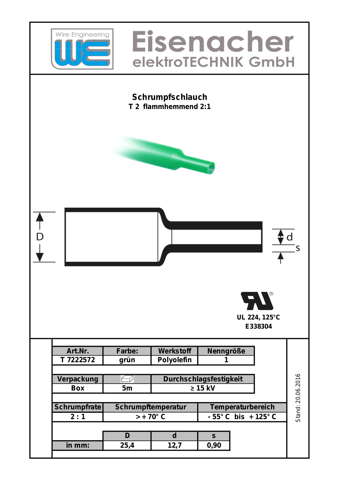 Datasheet SDB 25,4 GN Datasheet (FREI) - ManualMachine.com