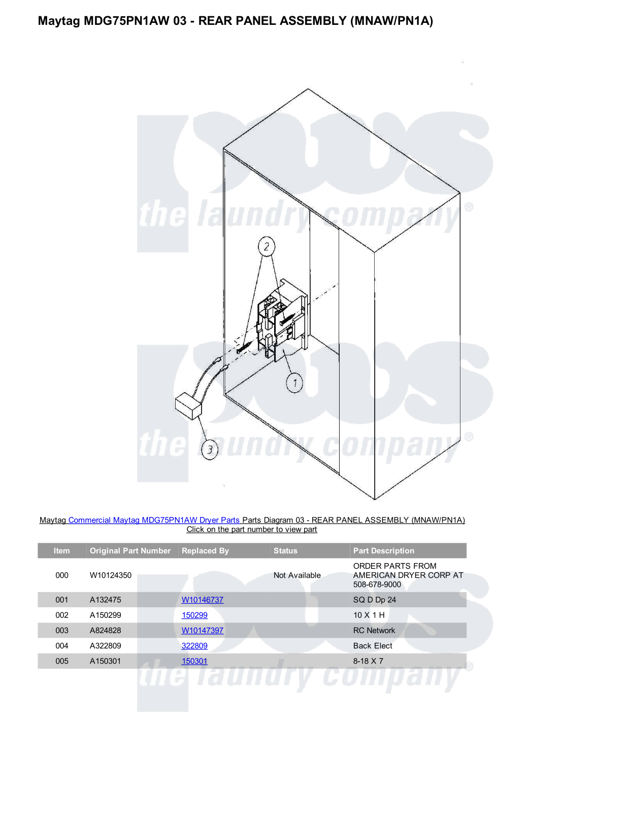 Maytag MDG75PN1AW Parts Diagram