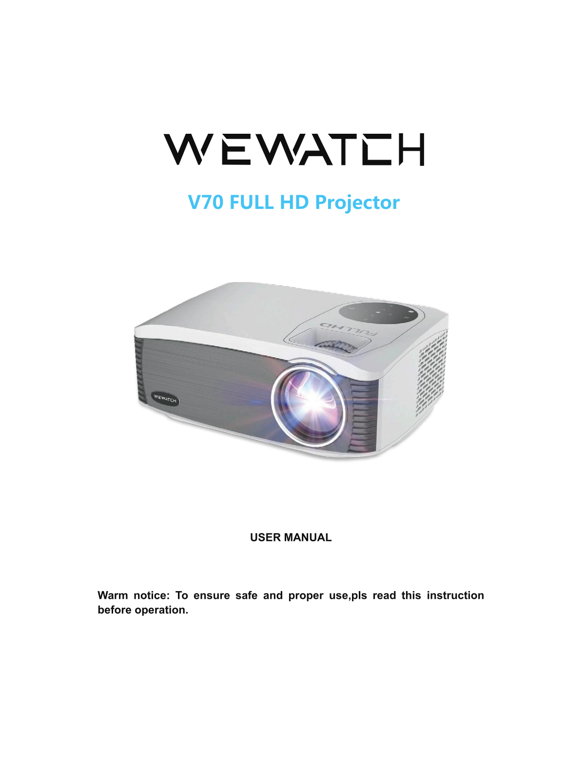 WeWatch V70 User manual - ManualMachine.com