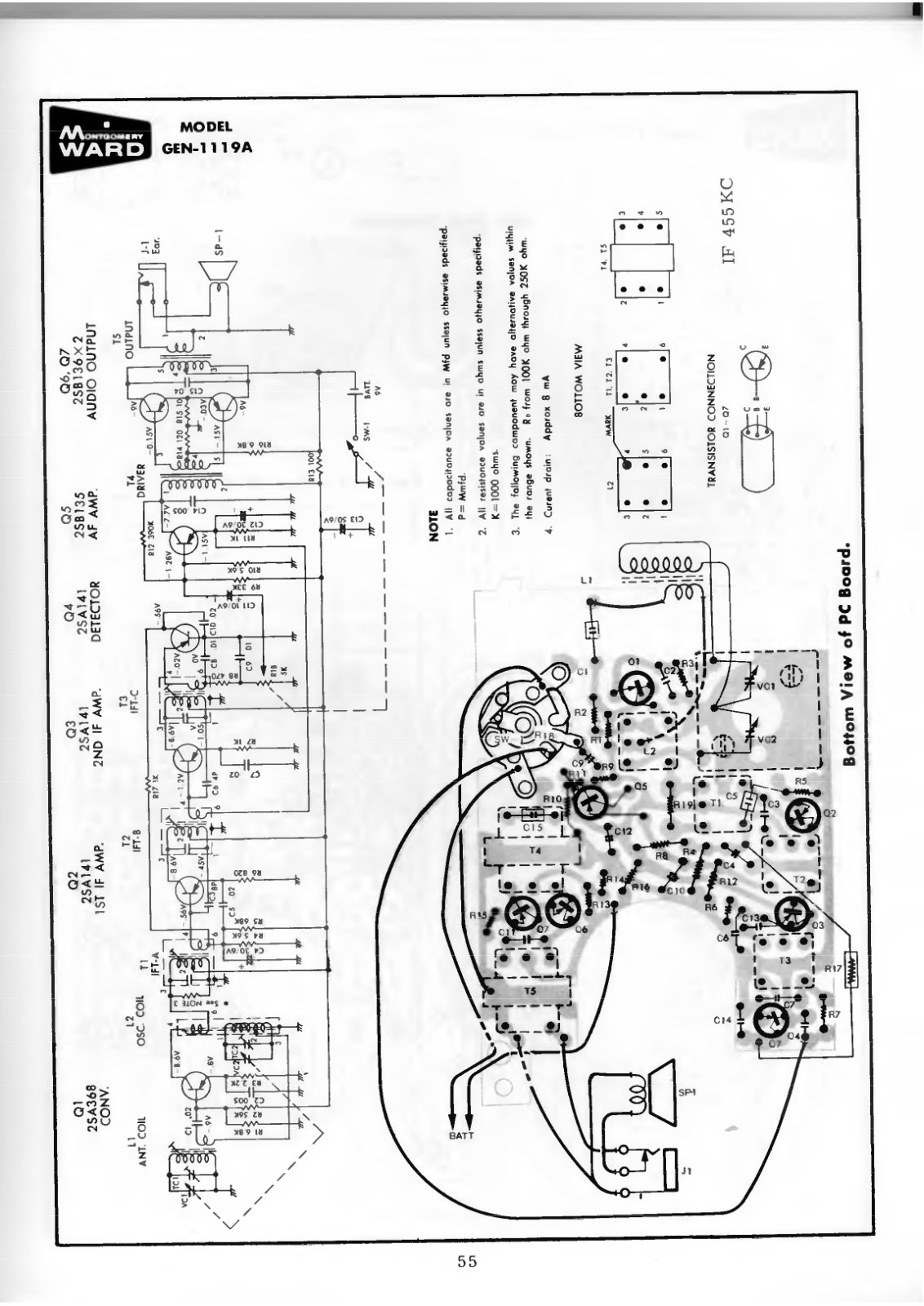 Montgomery GEN-1119A Schematic