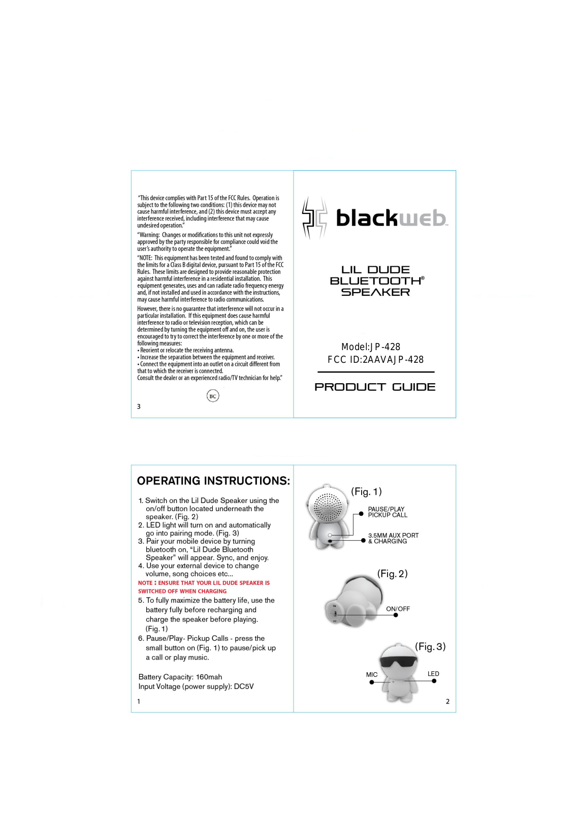 ACADIA ELECTRONIC JP 428 Product guide