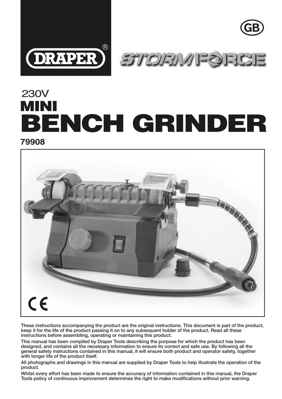 Draper Tools 79908 Instructions - ManualMachine.com