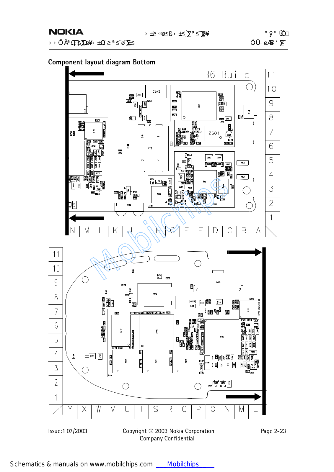 Nokia 3600 Schematics