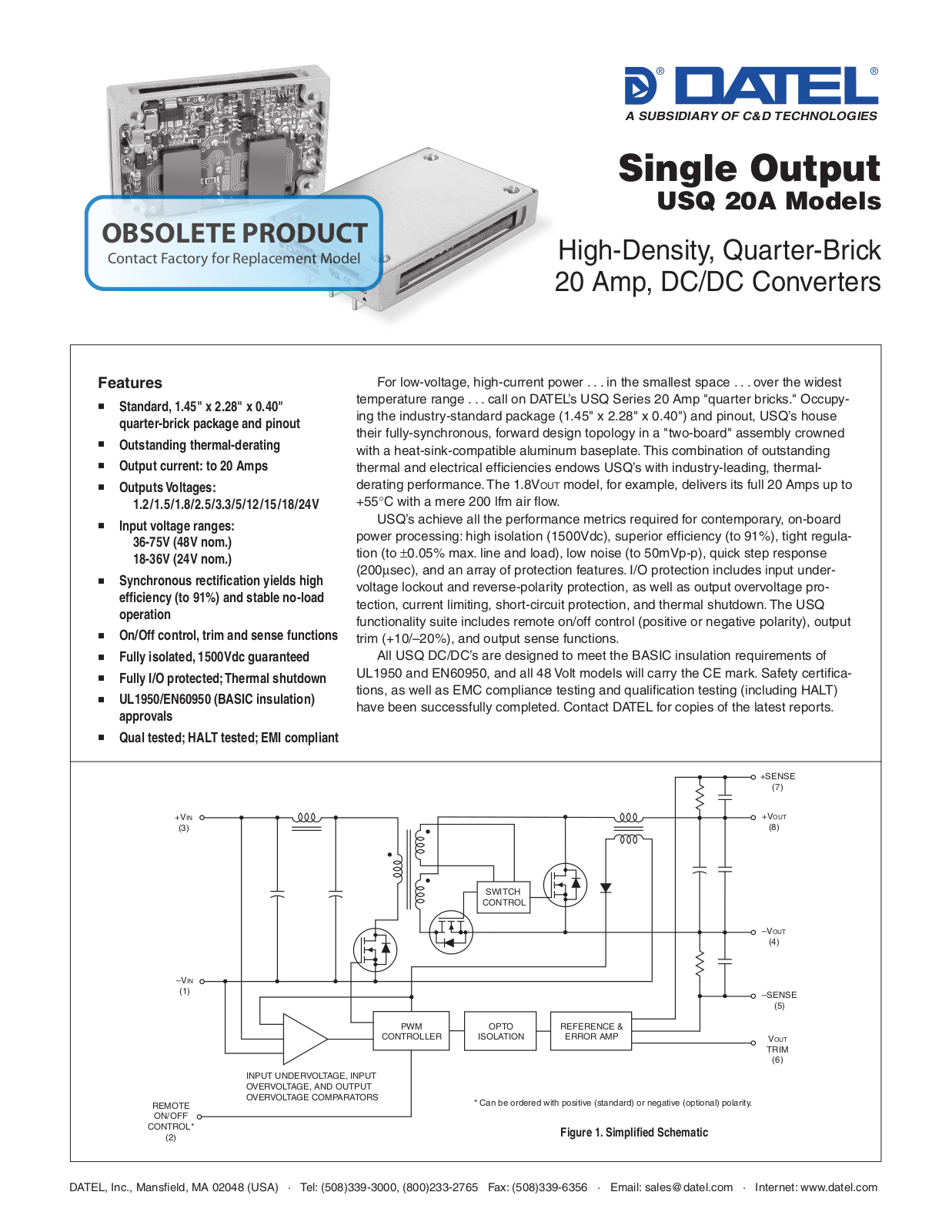 Datel 20A User Manual