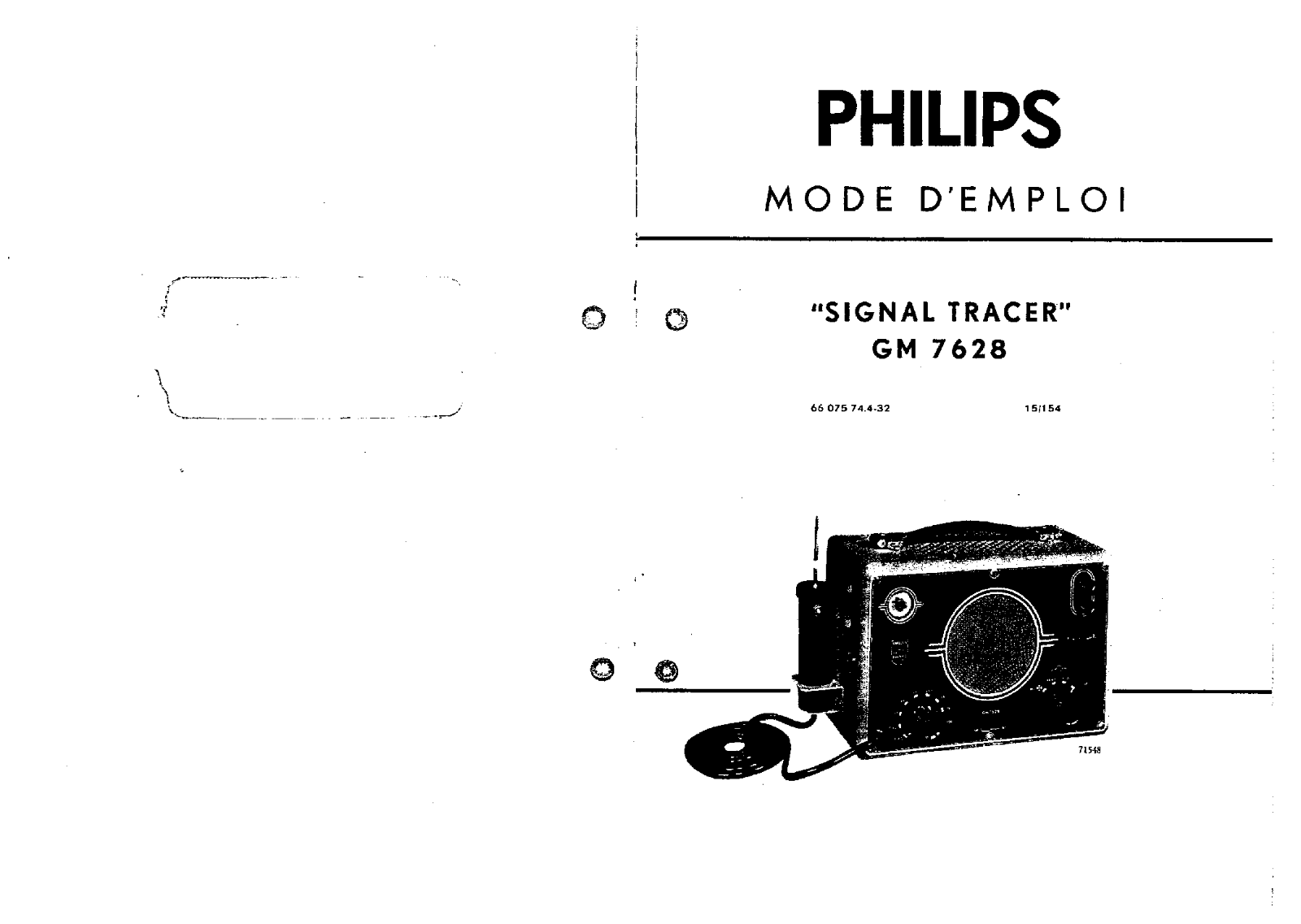 Philips gm7628 schematic