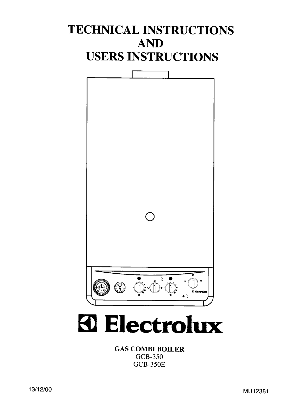 AEG GCB350EPLGLP, GCB350EPLN, GCB350RN, GCB350PLGLP, GCB350HUN User Manual