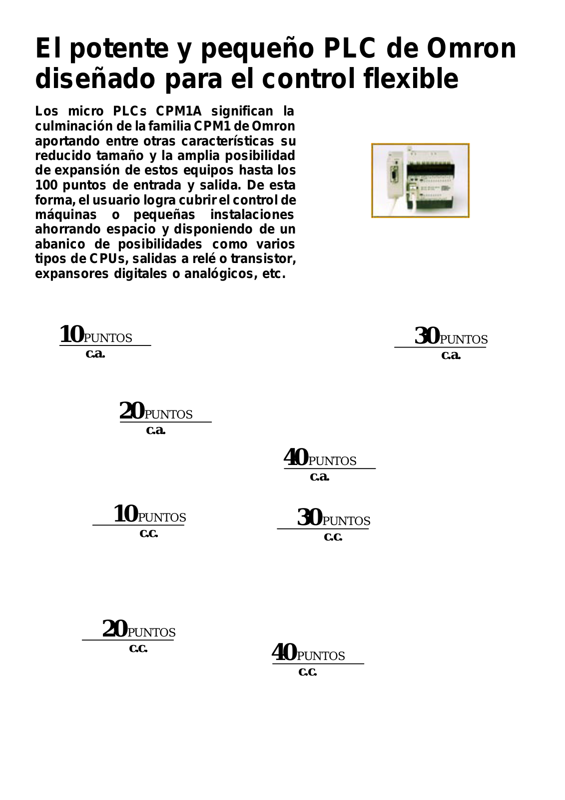 Omron CPM1, CPM1A Installation Manual