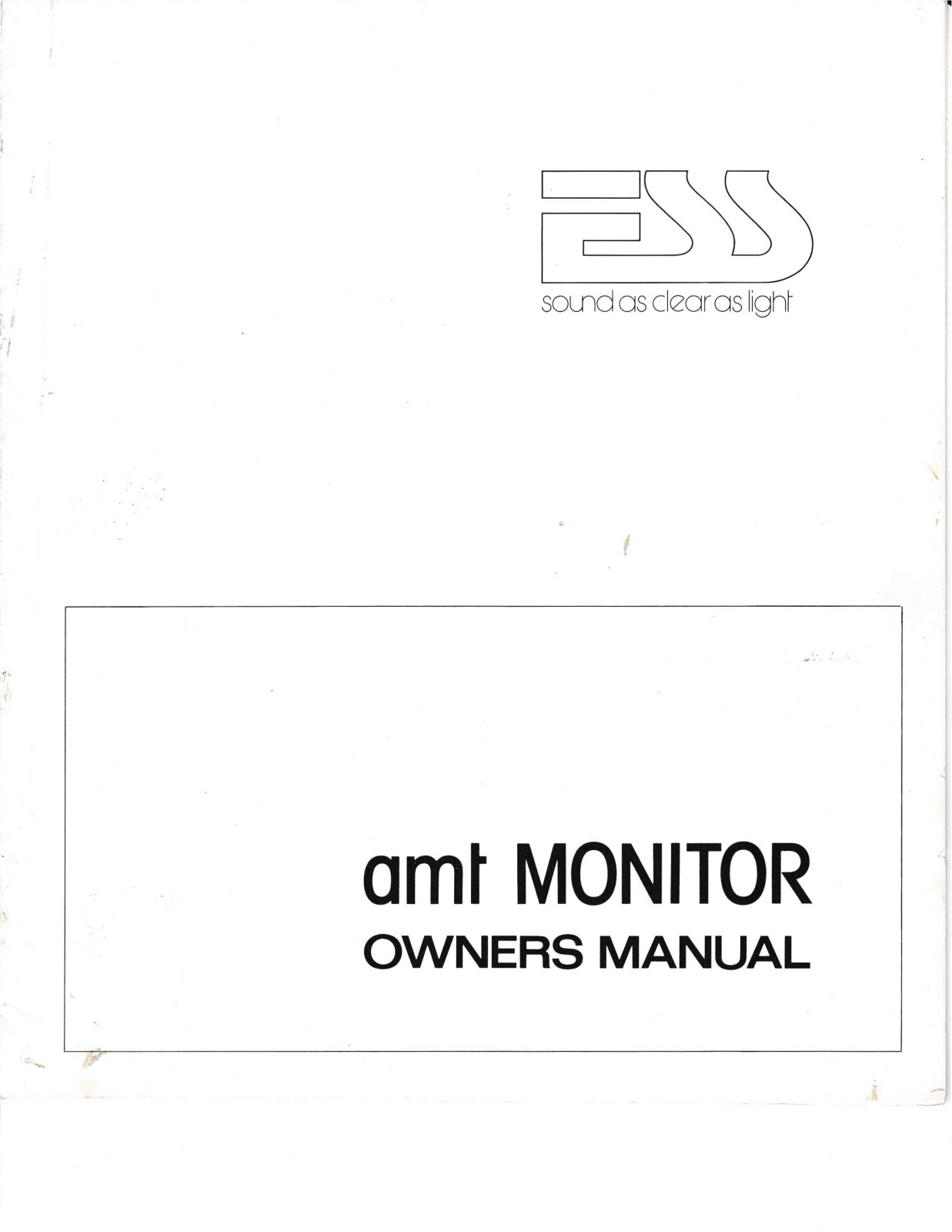 ESS amt Monitor User manual - ManualMachine.com