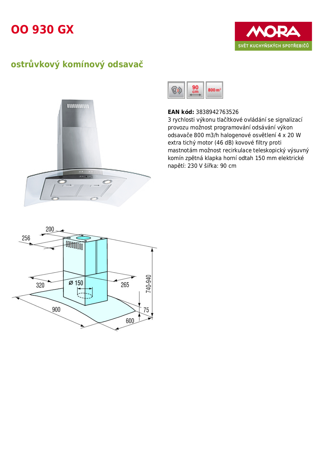 Mora OO 930 GX User Manual