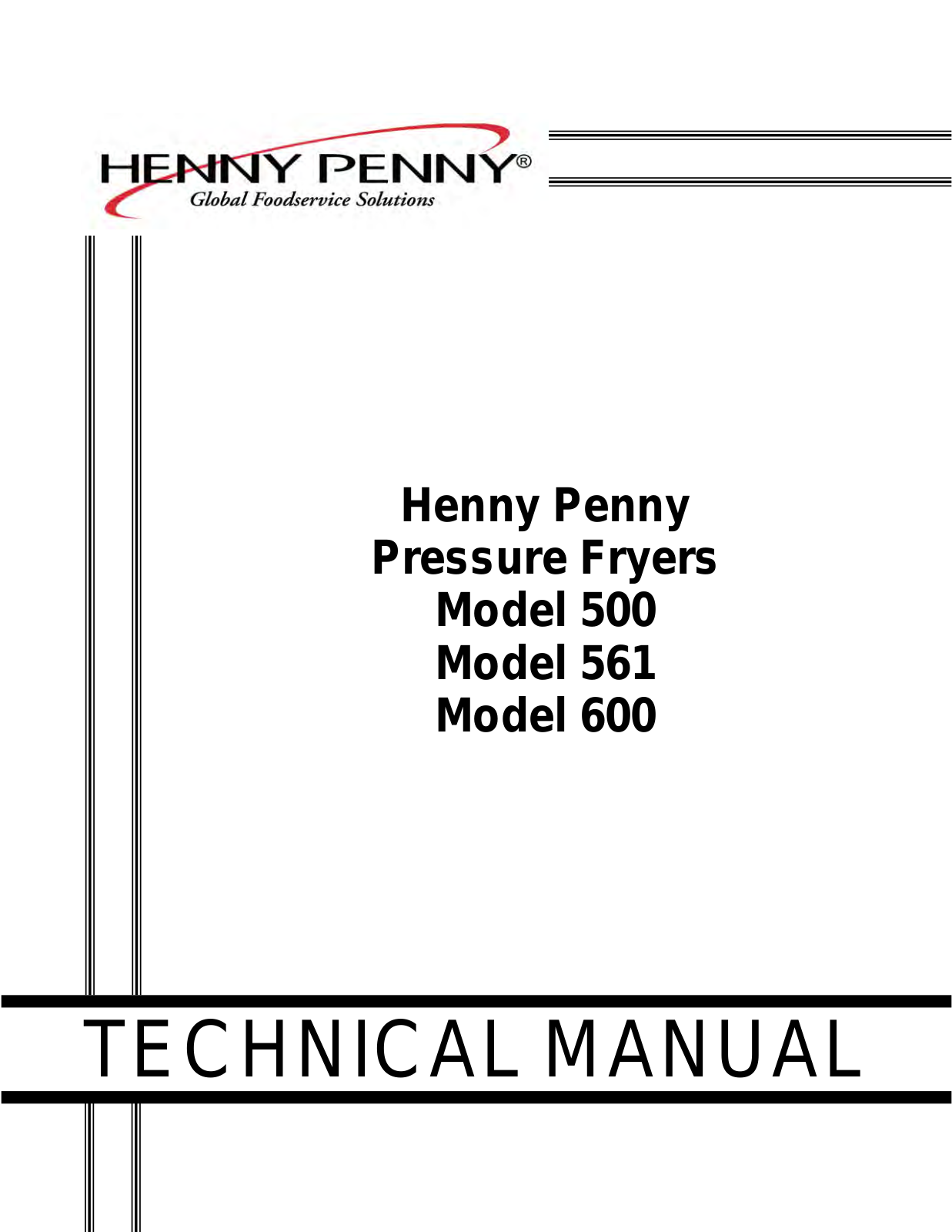 Henny Penny 500 Operators Manual