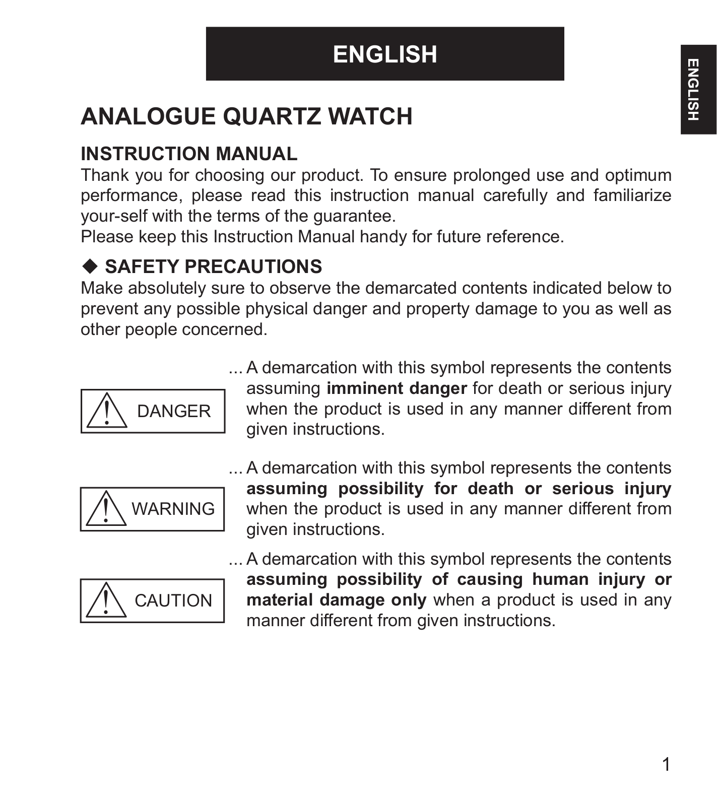 Orient QC0M004B User Manual