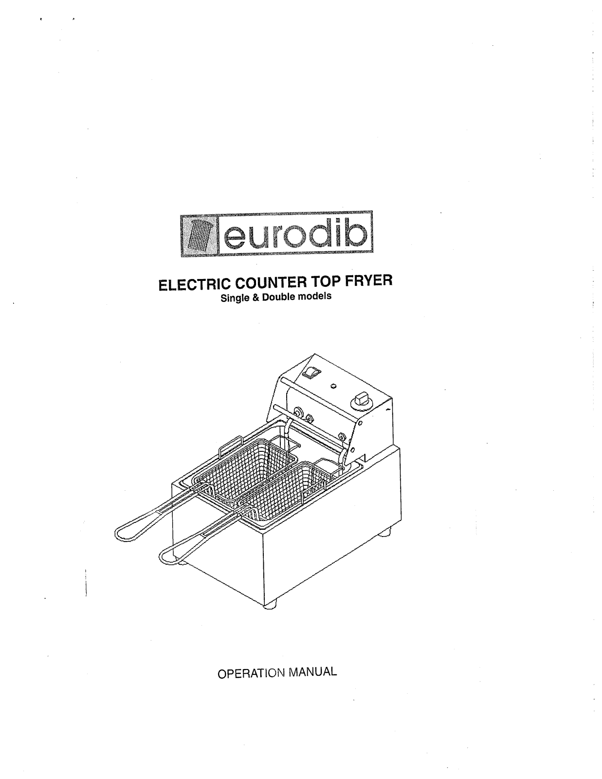 Eurodib SFE01940, SFE01900, SFE01860, SFE01820 User Manual