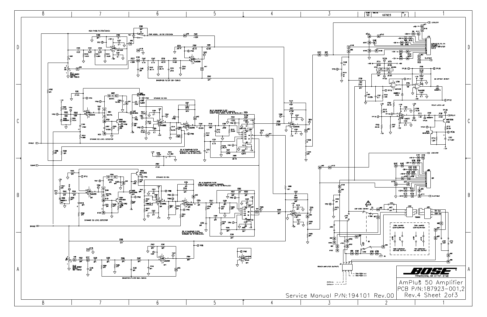 BOSE SD187923 2 05 Schematic