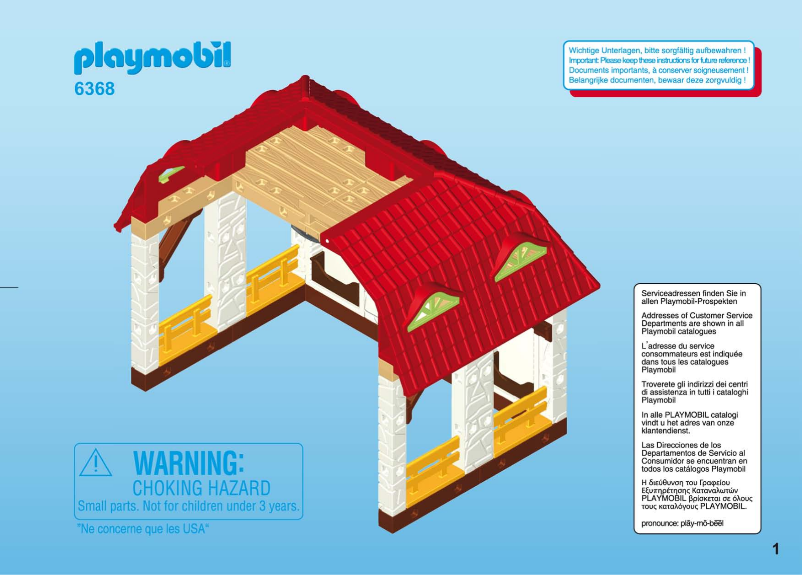 Playmobil 6368 Instructions