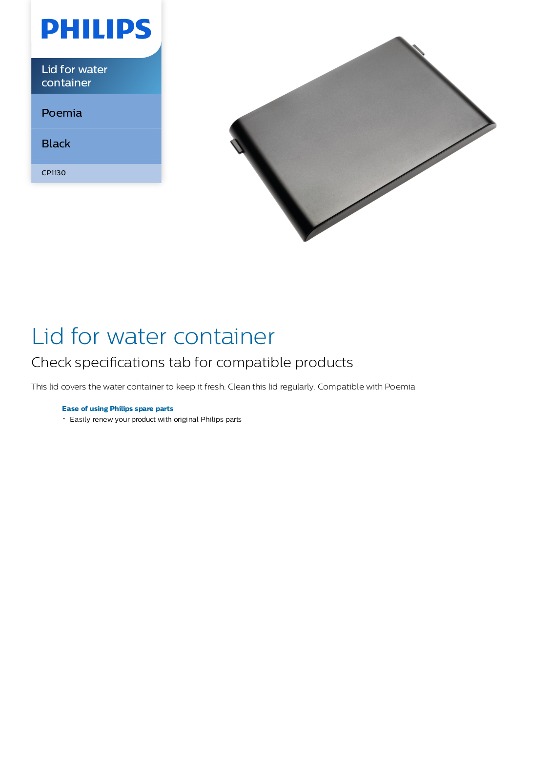 Philips CP1130/01 leaflet - ManualMachine.com