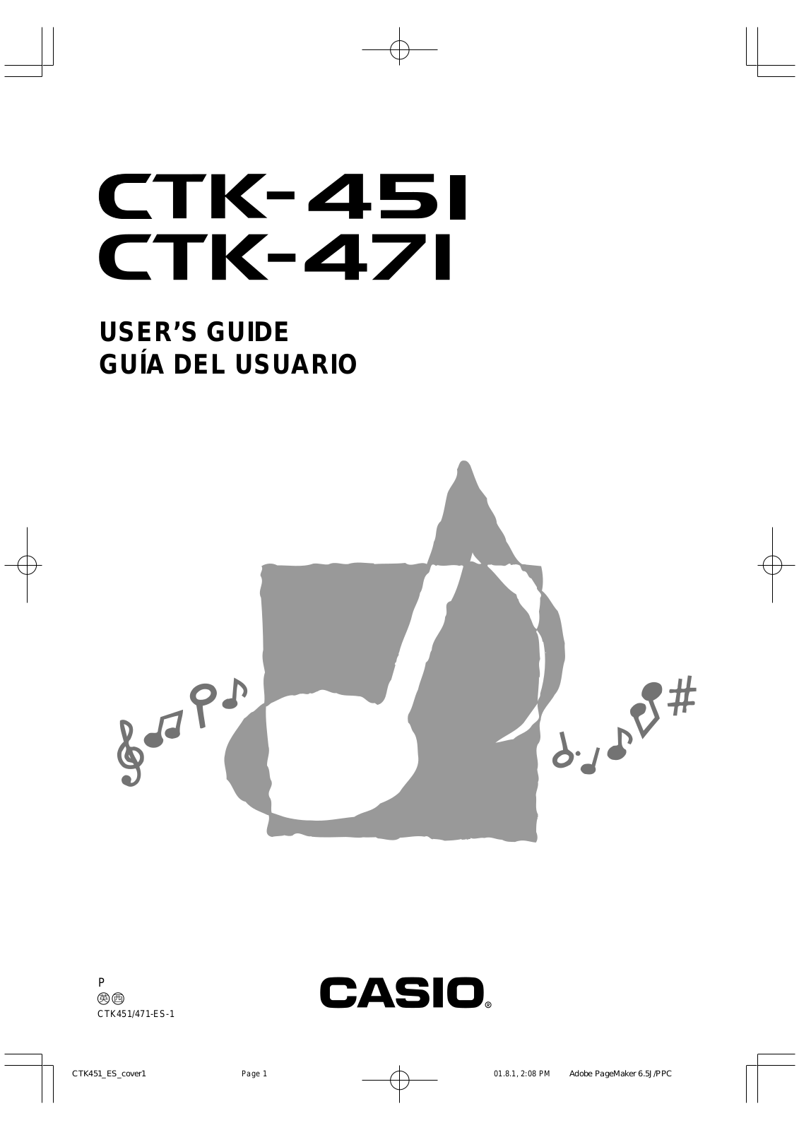 Casio CTK471, CTK451 User Manual