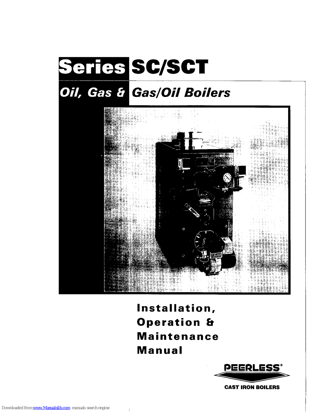 PEERLESS SCT Series, SCT-05, SC-05, SC-06, SCT-06 Installation, Operation & Maintenance Manual - ManualMachine.com