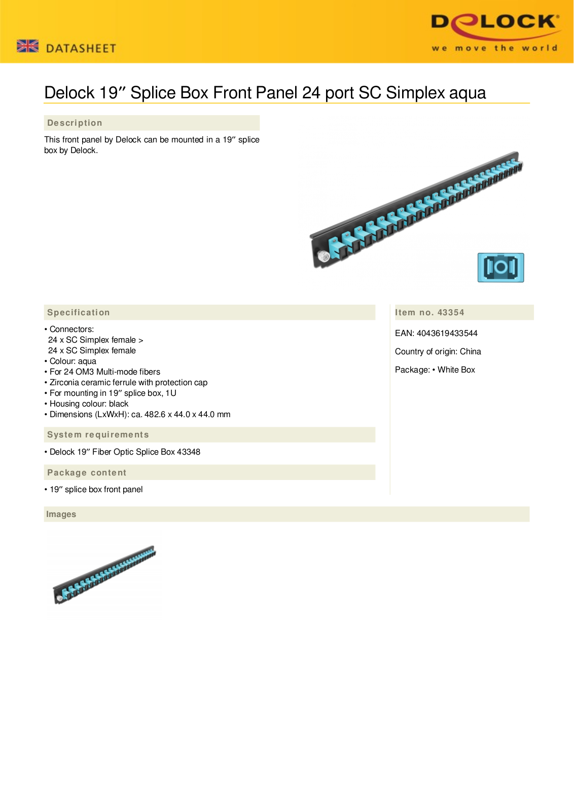 DELOCK 43354 Datasheet - ManualMachine.com