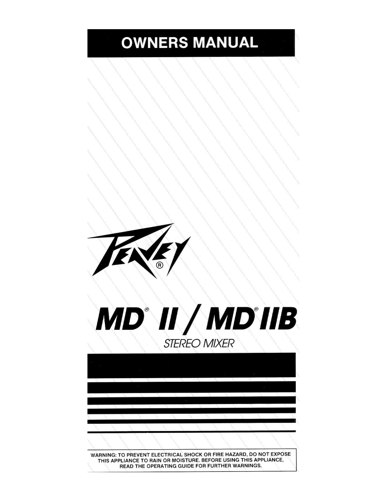 Peavey MD IIB User Manual