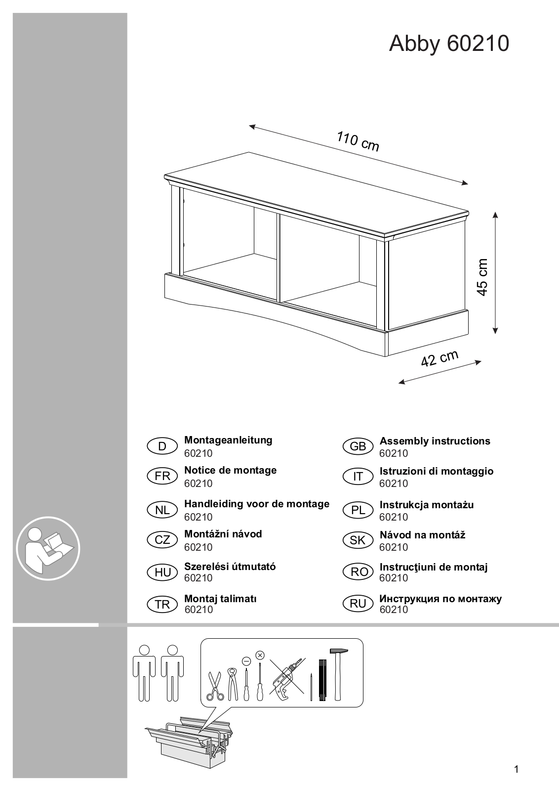 Home affaire Abby Assembly instructions