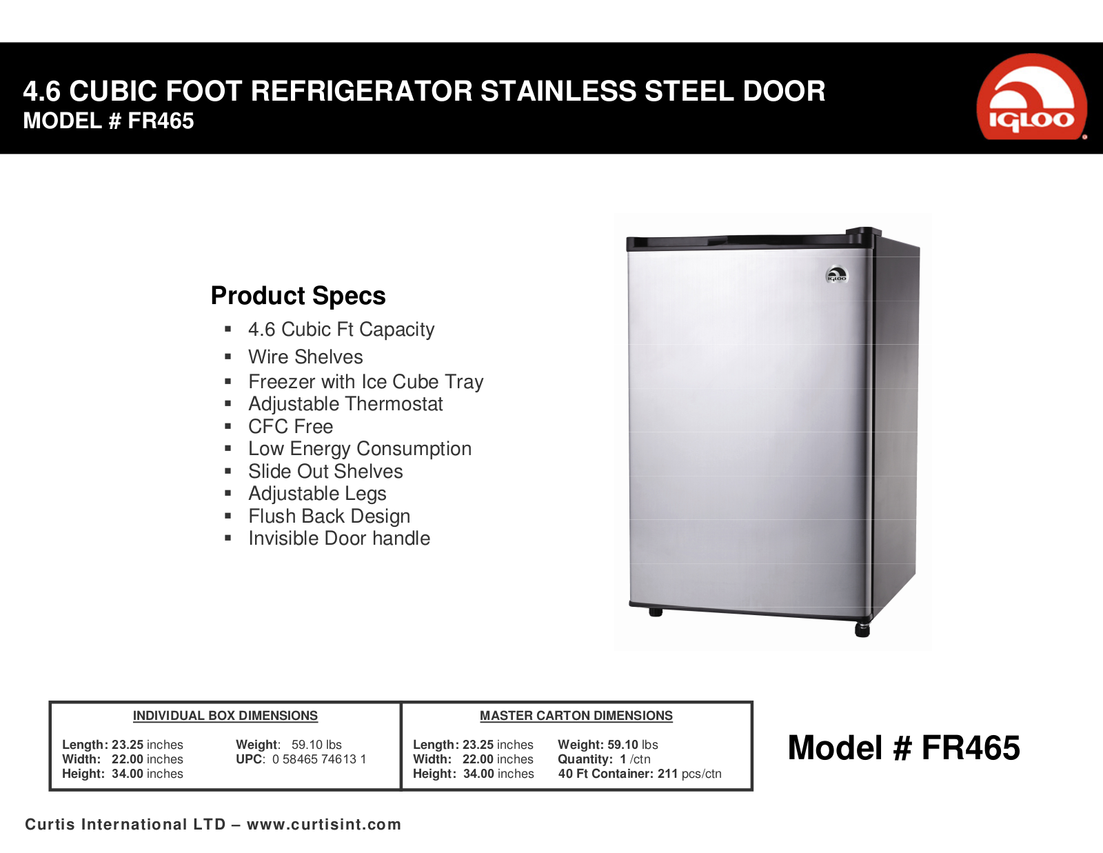 Igloo fr465 User Manual