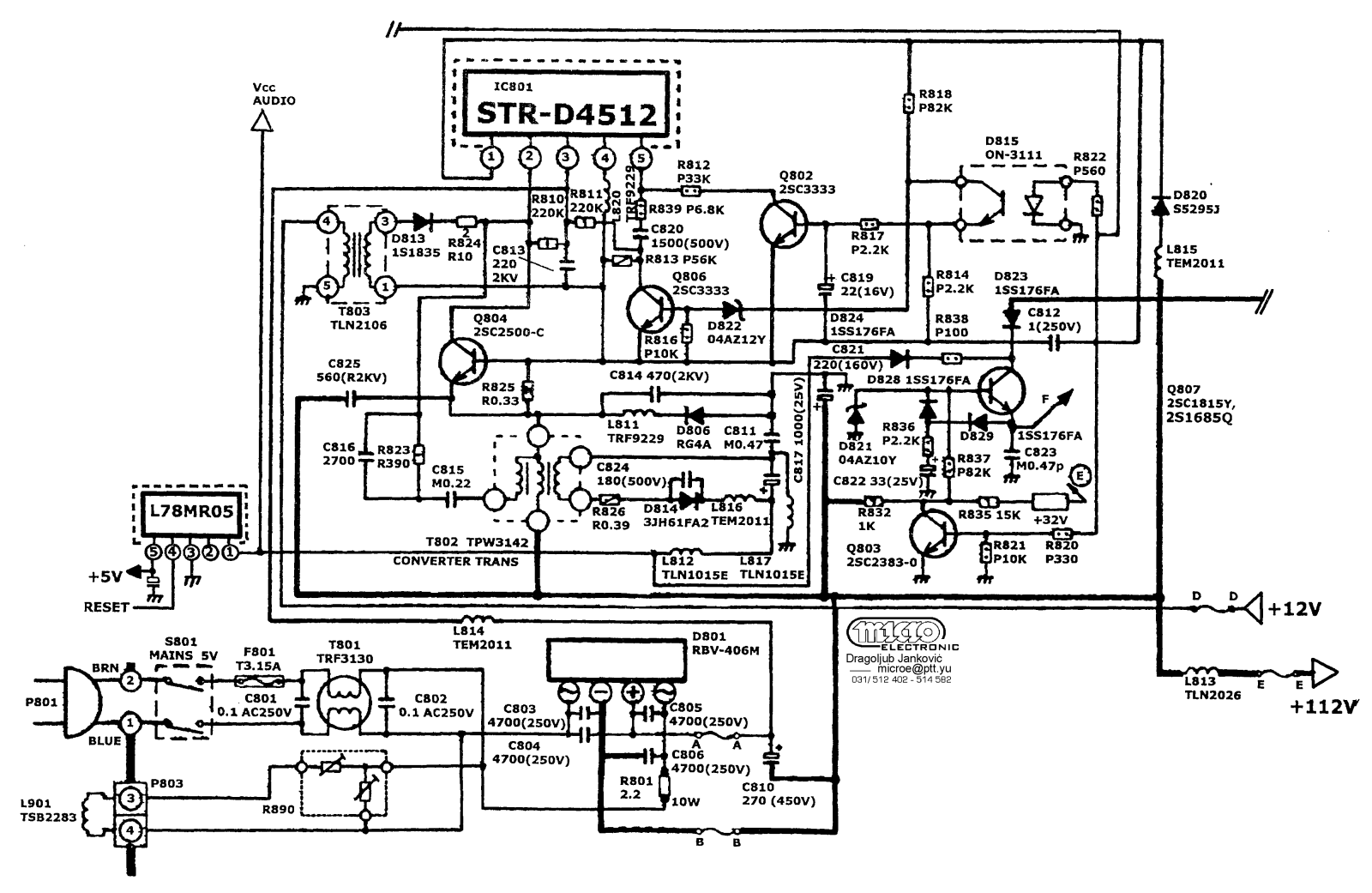 Toshiba STRD4512 Diagram