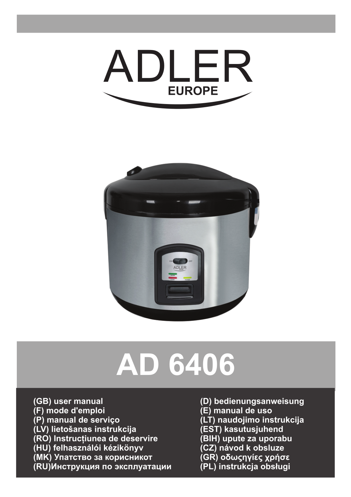 Adler AD6406 User Manual