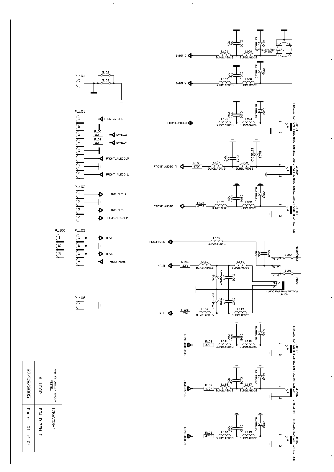 Vestel 17BAV03-1 schematic