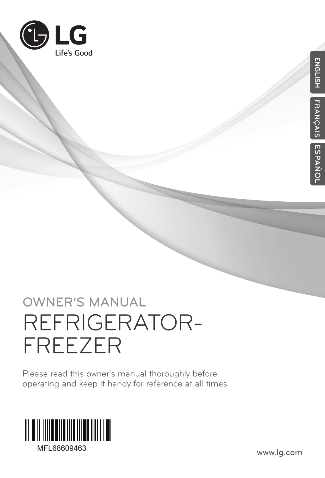LG LT44MDP, GR-A502HLHU Owner's Manual