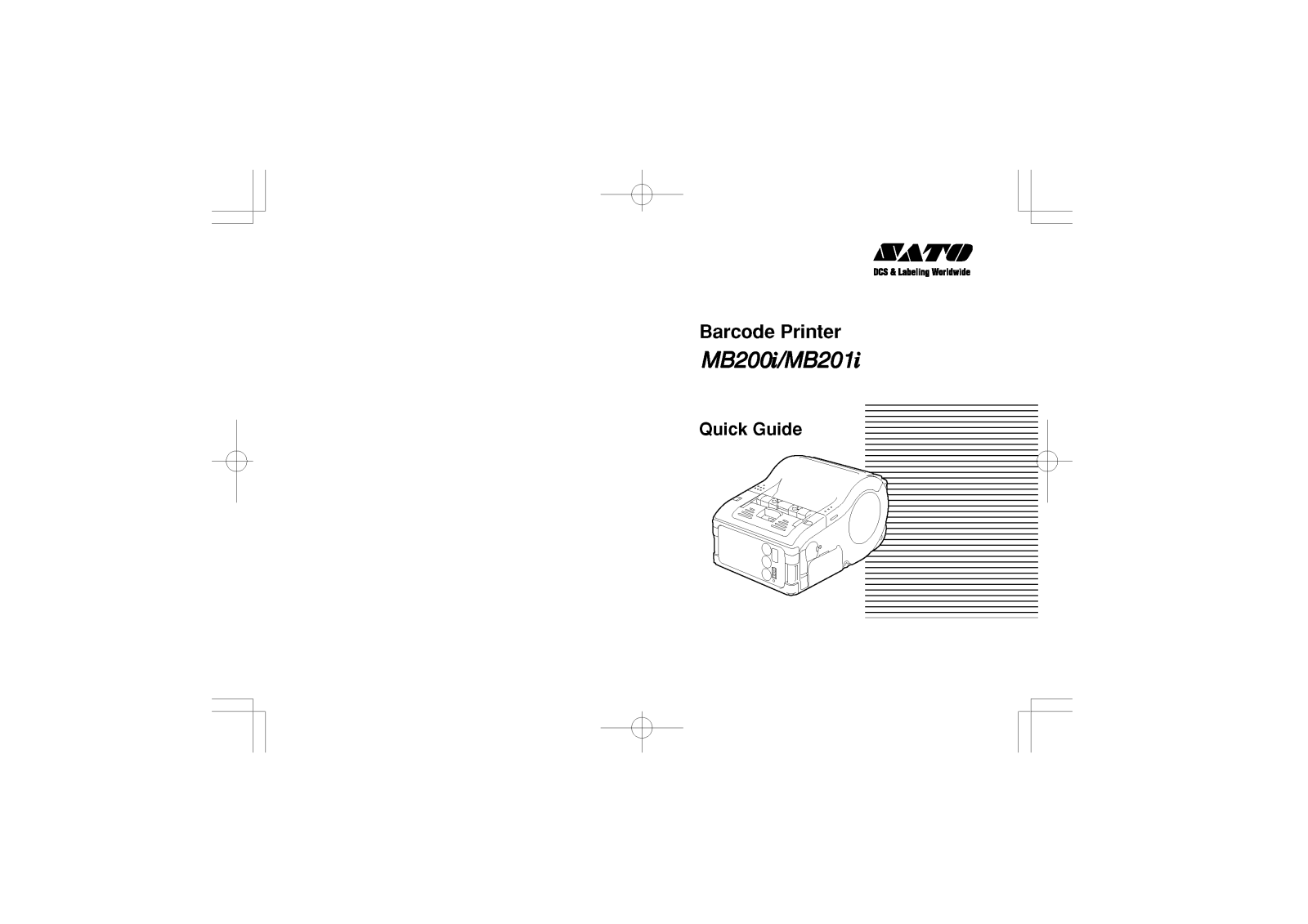 Sato MB200I W2 User Manual