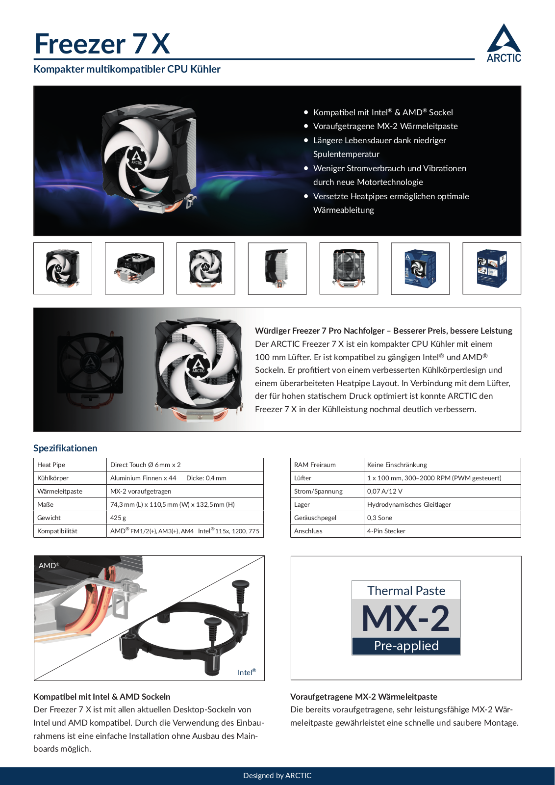 ARCTIC AC FREZ 7 X Datasheet - ManualMachine.com
